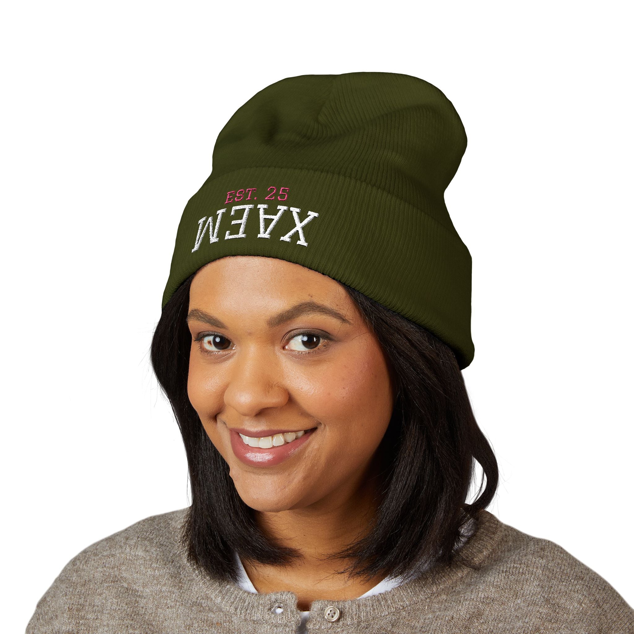 Embroidered XAEM Cuffed Beanie