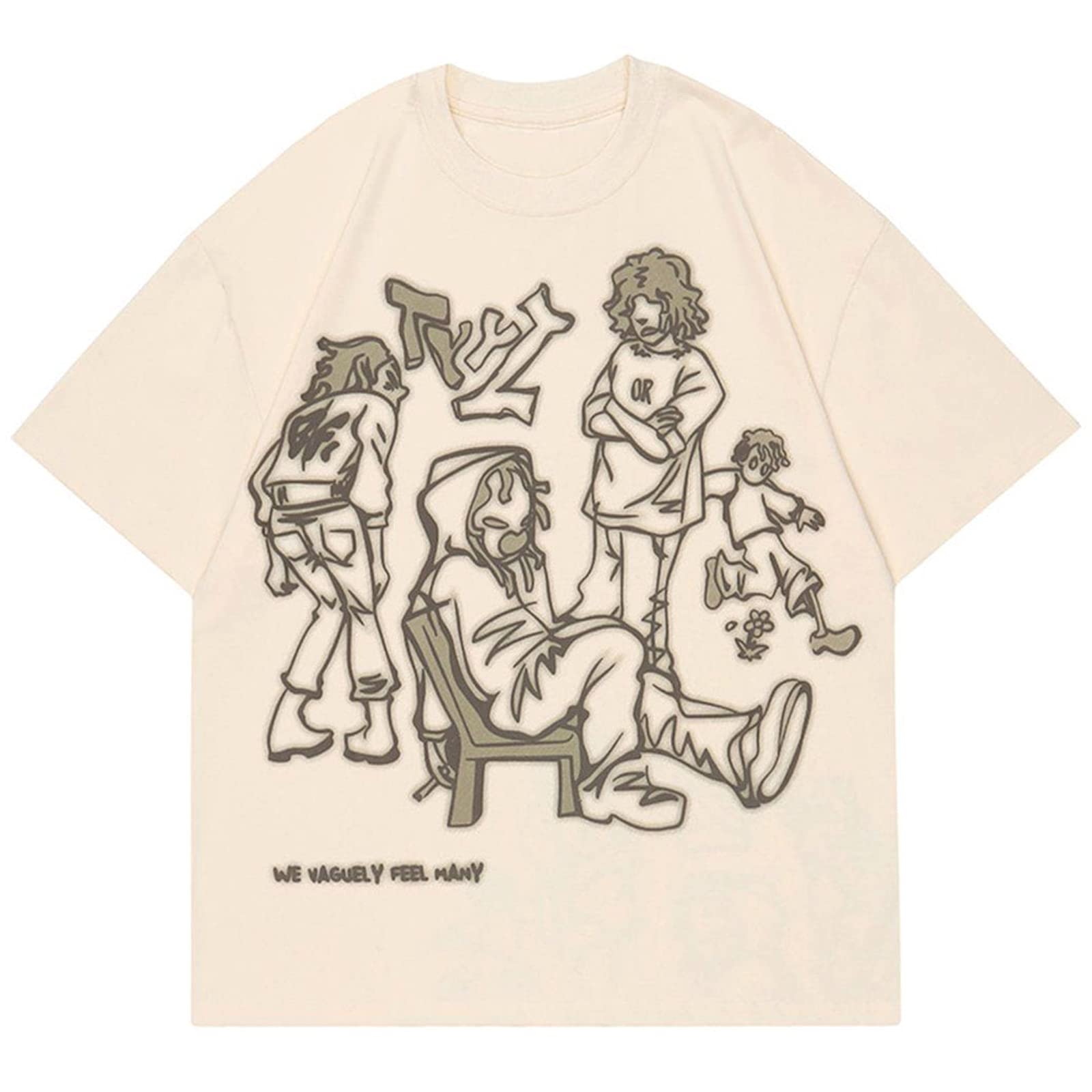 Cartoon Oversized Tees