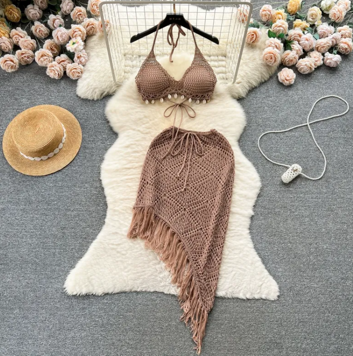 Chic Beach Two-Piece Skirt Set