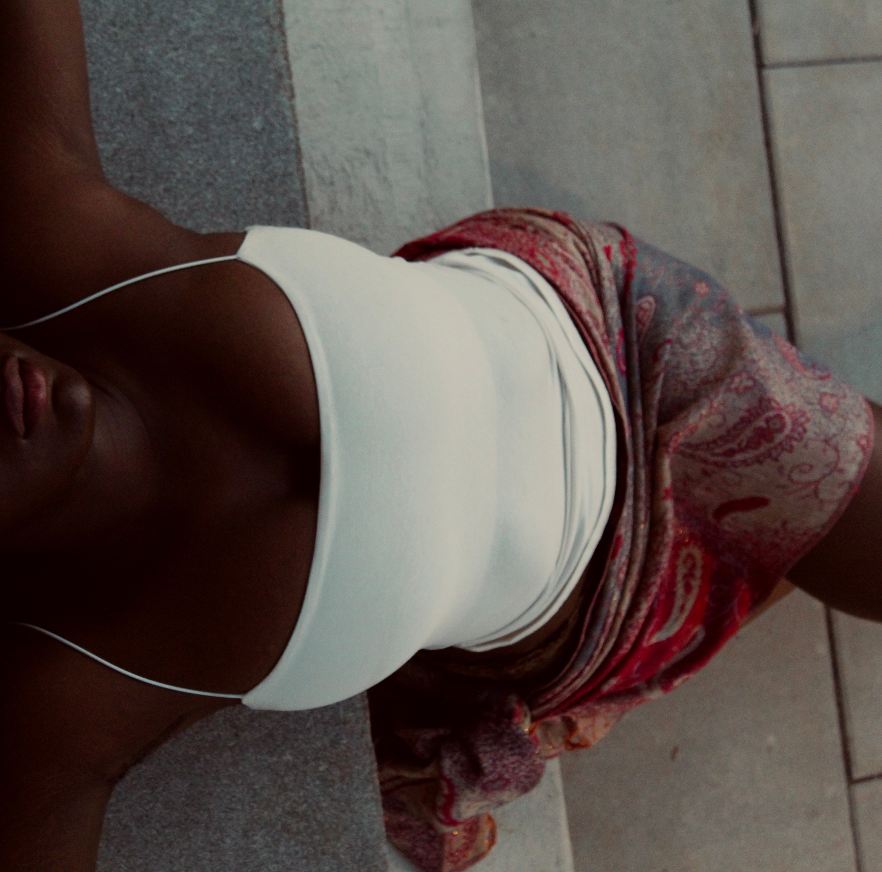 Emmy Tank Top: Ecru / Contemporary