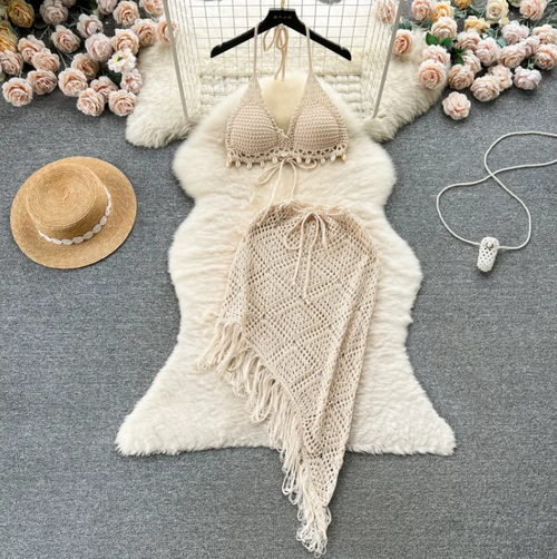 Chic Beach Two-Piece Skirt Set